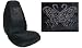Butterfly Car Truck SUV Dots Print Seat Covers 2 Black Universal Butterfly Print Vehicle Bucket Seatcovers