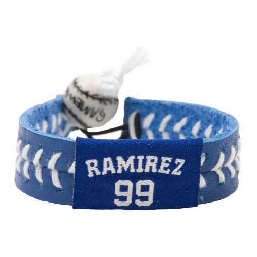 MLB Manny Ramirez Team Color Jersey Bracelet
