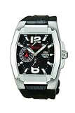 Orient Men's 23 Jewels Automatic with Power Reserve Indicator Date and Small Second Hand Black Watch #CEZAE001B