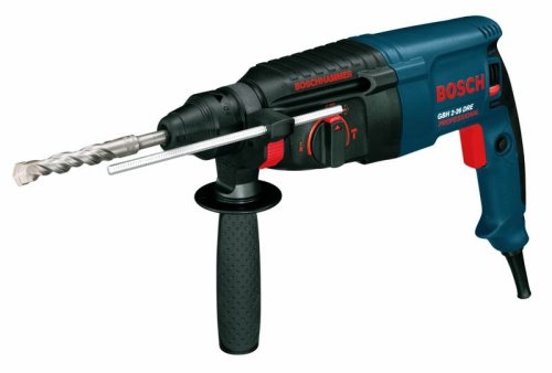 Bosch GBH 2-26 DRE Set 3 Bohrer 2 Meisel Bohrhammer 800W mit rechts-links-Lauf