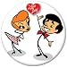 I Love Lucy Ricky Stick Figures Button 81022 [Toy]