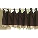 JoJo Designs Window Valance - Abby Rose Pink and Brown