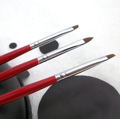 3Pcs UV gel pen Nail Art Design Painting Polish Brushes Dotting Drawing Pen