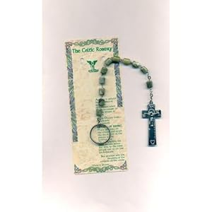 Irish Genuine Connemara Marble Rosary Beads