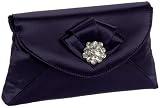 Menbur Jeweled Satin Clutch