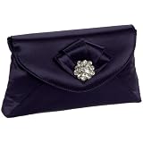 Menbur Jeweled Satin Clutch