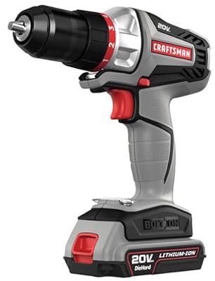Craftsman -16496 - Bolt-On 20 Volt MAX Lithium Ion Drill/Driver Kit