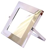 Danielle Chrome Square Vanity Mirror with Easel Stand