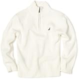 Nautica Sportswear Kids Boys 2-7 Solid Mock Neck Sweater