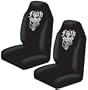 Faith Cross Gem Crystals Studded Rhinestone Car Truck SUV Bucket Seat Covers - Pair