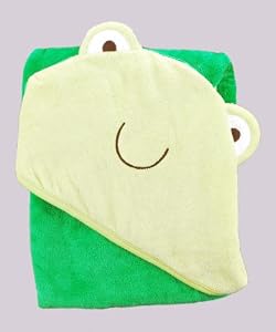 Carter's Frog Hooded Towel - Green-One Size