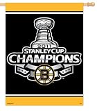 Boston Bruins Stanley Cup Champs 27 x 37 Banner