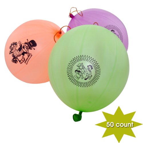 YazyCraft Punch Ball Balloons Boxing Balloons 50 count Sporting Goods