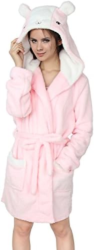 Evion Women's Winter Warm Waist Belt Long Sleeve Knie Length Hoodie Coat