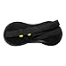 Peaceful Zz's Sleep Mask with Ear Plugs; Breathable, Black, Luxury, Satin Front Terry/Velvet Back Best Eye Mask; 1 size fits all adjustable strap w/ear plug storage; Ideal for comfortable sleeping, travel, beauty rest; Great gift, High quality, lightweight