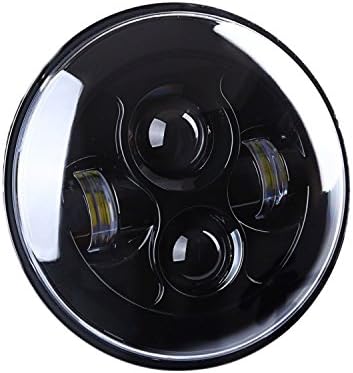 OLEEP 8700 Black Harley Daymaker CREE LED Headlight Headlamps for Harley Davidson Motorcycles JEEP CJ Wrangler TJ LJ JK