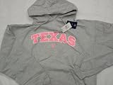 Texas Longhorns Grey and Pink J.America Adult Hooded Sweatshirt