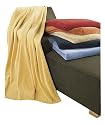 Irisette Uni Castello 8983/41 150 x 200 cm Microfaser-Flauschdecke beige