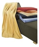 Irisette Uni Castello 8983/61 150 x 200 cm Microfaser-Flauschdecke weinrot