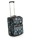Vera Bradley "Java Blue" Two Compartment Wheelaboard, 21"