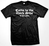 41HsVw8VrZL. SL160  Come To The Dark Side, We Have Cookies T shirt, (Available in Many Colors) Mens Funny Shirts, XX Large, Lt Gray