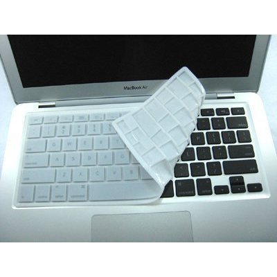 White Silicone Keyboard Cover for MacBook/MacBook Pro