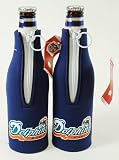 SET OF 2 MIAMI DOLPHINS NFL BOTTLE SUIT KOOZIES