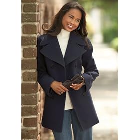 J. G. Hook&reg; Classic Wool Peacoat by JessicaLondon