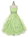 Fashion Plaza Girl's Organza Ruffle Flower Girl Wedding Pageant Dress K0044