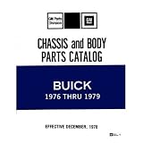 1976 1977 1978 1979 BUICK Parts Book List Catalog by General Motors