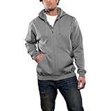 IMAGE OF Oakley Icon Front Fleece Men's Hoody Zip Fashion Sweatshirt w/ Free B&F Heart Sticker Bundle - Sheet Metal / Large
