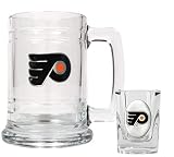 NHL Philadelphia Flyers Boilermaker Set - Primary Logo