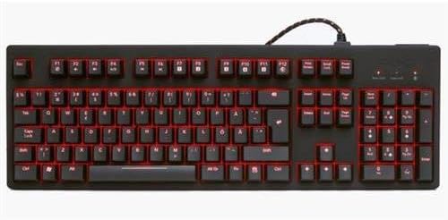 FUNC FUNC-KB-460-US-BR LED Backlight USB Wired Gaming Mechanical Keyboard