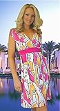 Fun Pink Print Party Dress