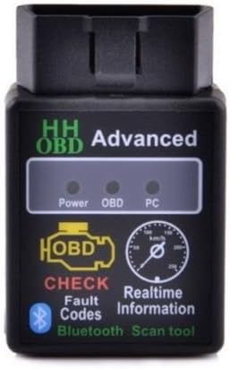 ELM327 v1.5 Bluetooth OBD2 Car CAN Wireless Adapter Scanner Fault Codes Realtime Information HH OBD Bluetooth Scan Tool TORQUE ANDROID -   The OBD-II can't be suitable for diesel vehicles