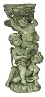 Dollhouse Miniature Aged Green Cherub Stand