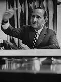 Head of a Poll-Taking Firm, Louis Harris, Being Interviewed on the Effect of Polls Photographic Poster Print, 30x40