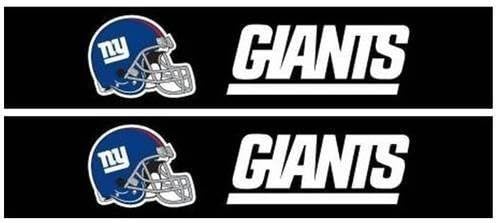 New York Giants NY Seat Belt Pads Cover Pads 2 pack Football Seatbelt by Team Spirit