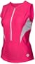 Descente Womens Running  Neva Tri Top, Fire Pink, X-Small