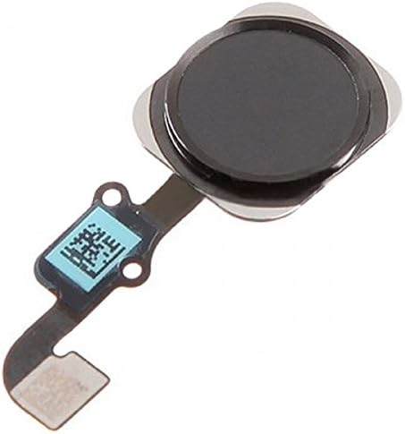 Replacement Home Button For iPhone 6 Flex Ribbon Cable Assembly for iPhone 6 and iPhone 6 Plus + Cloth (Black)