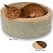K&H Thermo-Kitty Heated Cat Bed, 16-Inch, Mocha