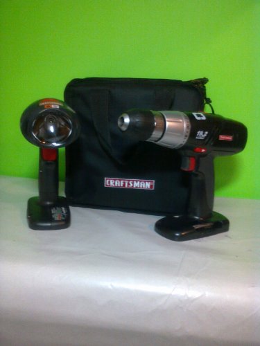Craftsman 19.2 Volt 1/2in. Drill and Light Combo with Carry Bag Battery - Charger Not Included