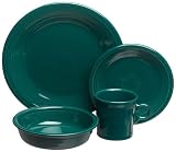 Fiesta 16-Piece, Service for 4 Dinnerware Set, Evergreen