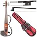 Yamaha SV-130 Concert Select Silent Electric Brown 4/4 Violin Outfit including a Johnson Artist Carbon Composite Bow & Yamaha Red Gig Bag