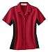 Ladies' Knit Ottoman Color Block Camp Shirt