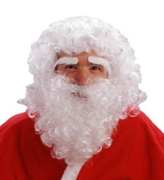 Weihnachtmann mit Bart Perücke Party Perücken