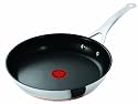 Tefal Jamie Oliver Stainless Steel Frying Pan, Coated, 28 cm