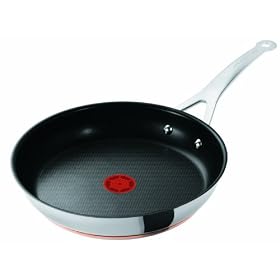 Tefal Jamie Oliver Stainless Steel Frying Pan, Coated, 28 cm
