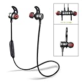 ワイヤレス イヤホン Parasom A1 【一年保証】 IPX5 マグネット内装 Bluetooth 4.1 スポーツ ヘッドセット 防水 防汗 防滴 高音質 ノイズキャンセリング iPhone＆Android スマートフォンに対応 ブラック・ブレー