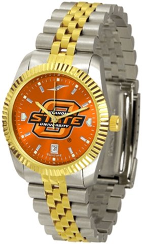 Oklahoma State Cowboys OSU NCAA Mens 23Kt Executive Watch